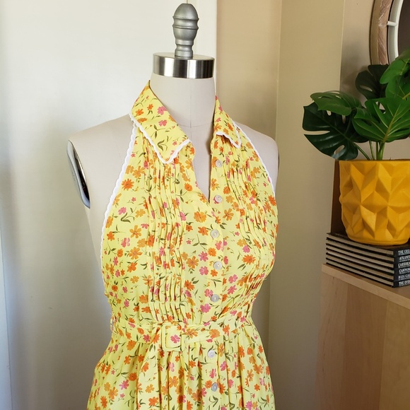 Gorgeous Free People Halter Floral Dress Size XS NEW! - Picture 1 of 15
